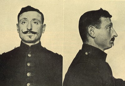 Portrait d'un prisonnier de guerre basque © Romanische Völker Von Hermann Urtel, in Unter fremden Völkern Von Wilh. Doegen. 1925