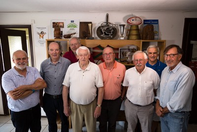 Membres de l'association "Hommage à Maurice Abeberry"