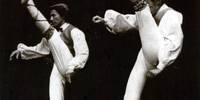Bizkaiko dantzak. Osaba Filipe Oyhamburu eta iloba Olivier Kulin-Doyhamboure, 1976an
